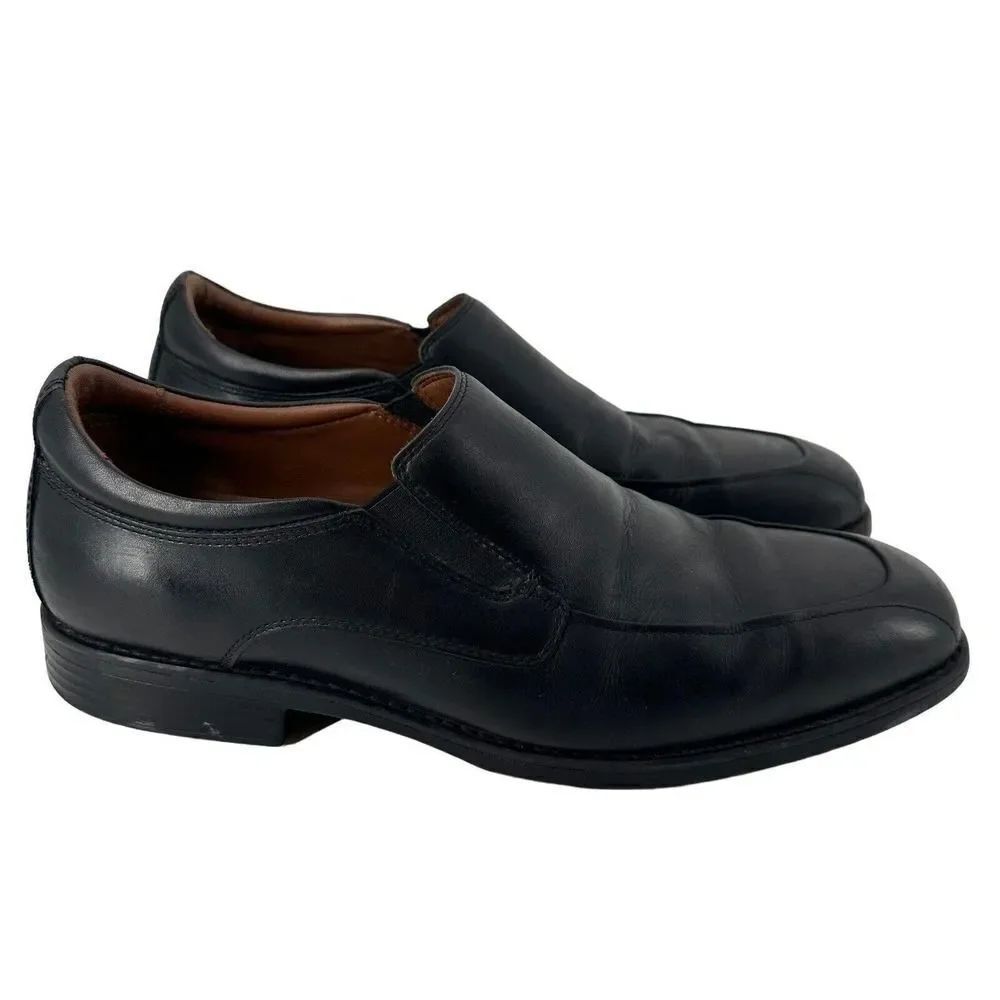 Johnston Murphy XC4 Stanton Moc Venetian Waterproof Loafers Black Leather 11.5 M